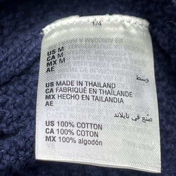 Club Room Cardigan Sweater Shawl Neck Men Size Medium Blue Knit Grandpa Mature - Picture 7 of 11